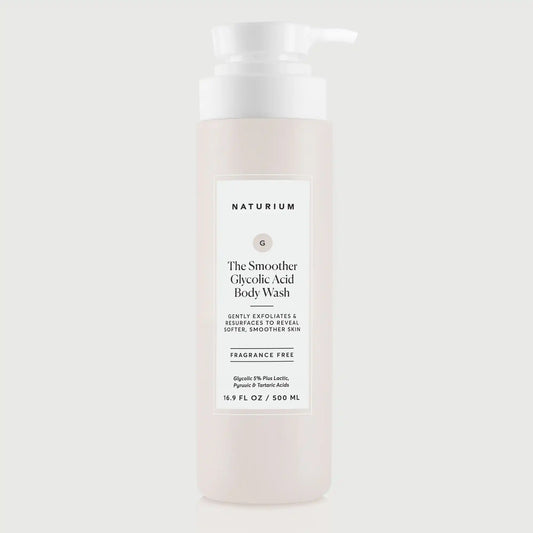 the-smoother-glycolic-acid-exfoliating-body-wash-f8 NATR-40002_The-Smoother_bonebkgd_front.webp