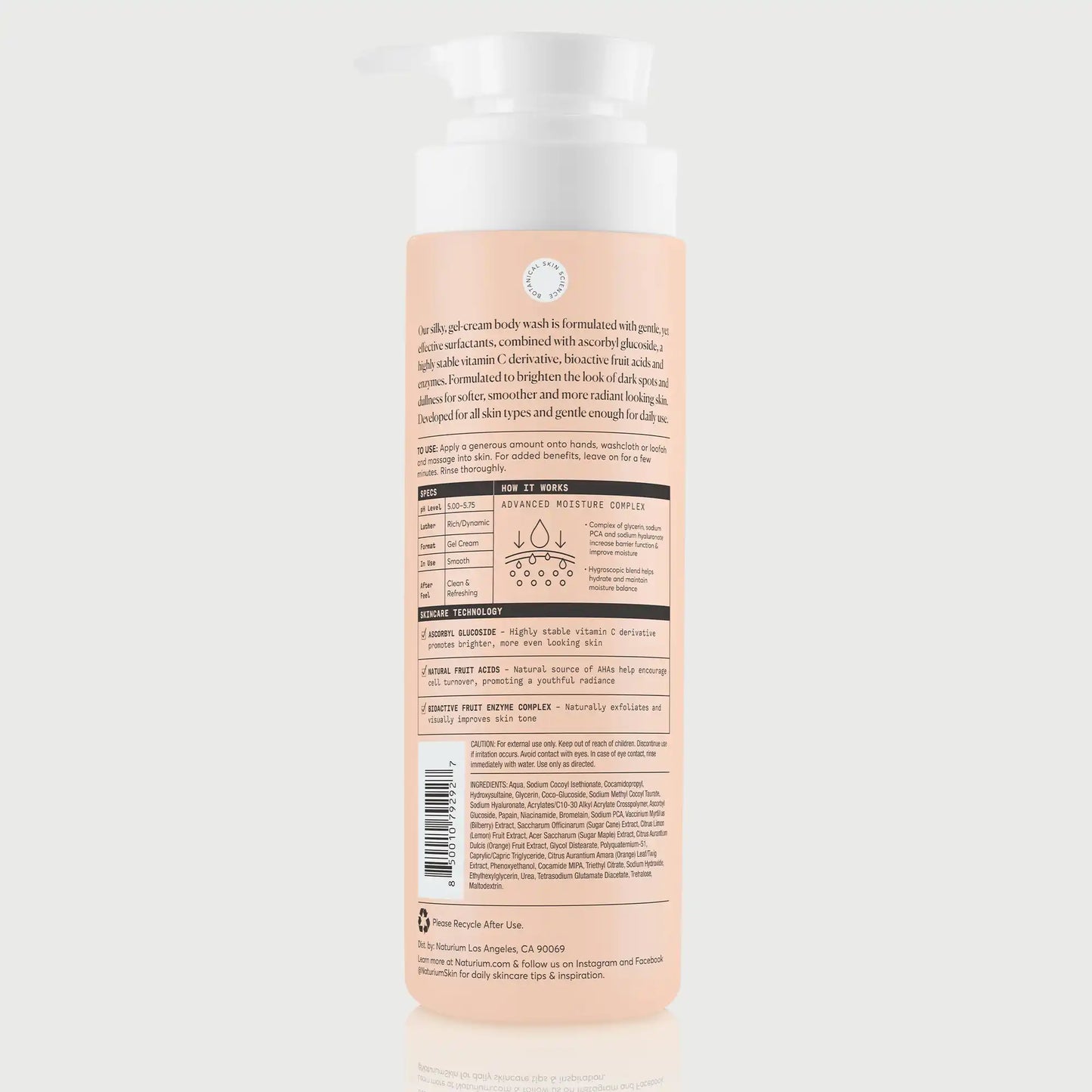 the-brightener-vitamin-c-brightening-body-wash-e3 NATR-The-Brightener-Body-Wash_back.webp